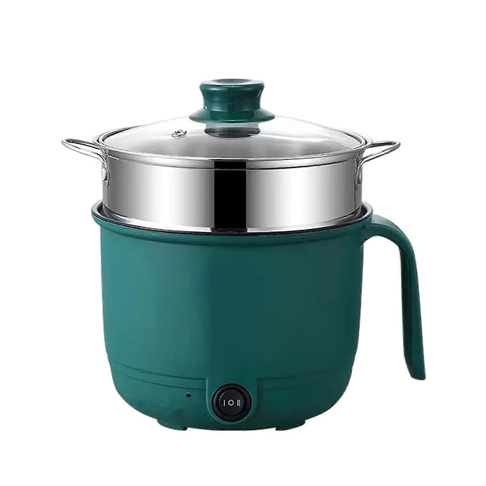 Smart Electric Mini Hot Pot/Cooker 600W with Timer Auto ShutOff, 5 Modes/2 Power Settings