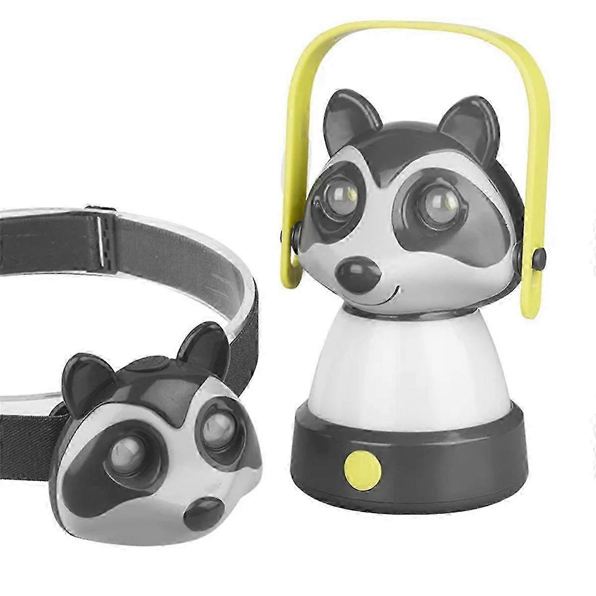 JiaWei في الهواء الطلق التخييم مصباح الإضاءة LED مصباح التخييم ، مصباح التخييم الراكون WSA