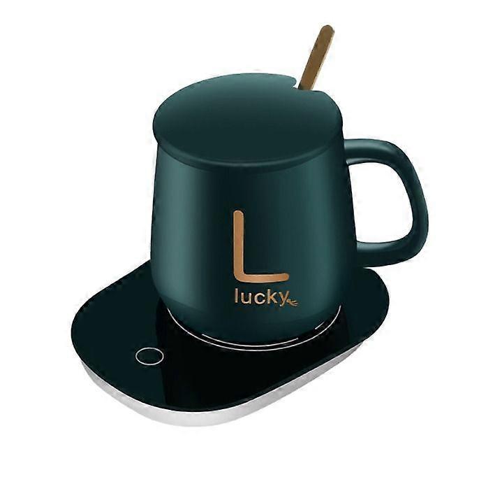 Coaster + cup spoon lid set thermostat coaster smart thermostat hot coaster coaster