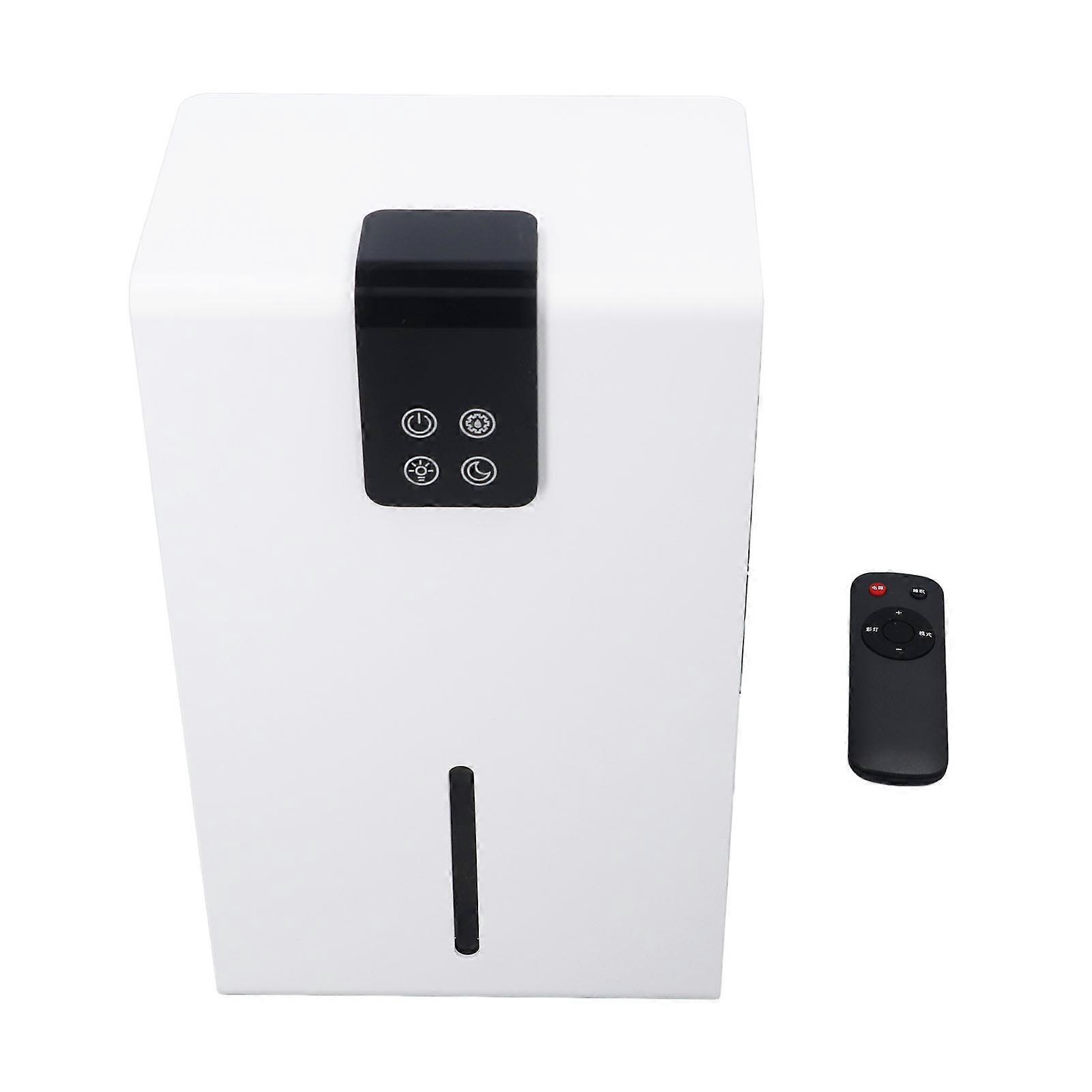 خزان مياه سعة 95 أونصة، مساحة 800 قدم مربع، جهاز مزيل رطوبة هادئ بإضاءة LED 7 ألوان، إيقاف تشغيل تلقائي، مع جهاز تحكم عن بعد، تيار متردد 110-220 فولت