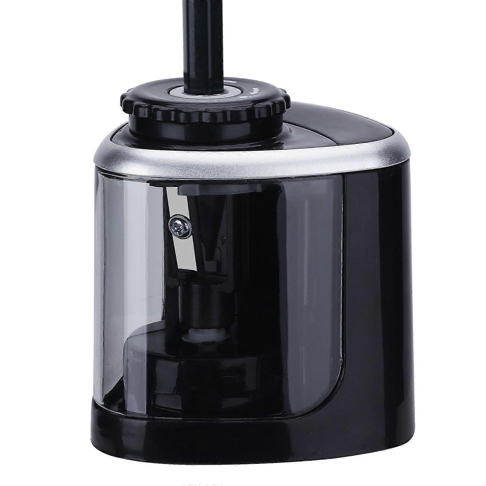 Children's electronic pencil sharpener Electronic pencil sharpener, pencil sharpener with reservoir manual and electric sharpening, battery powered, n