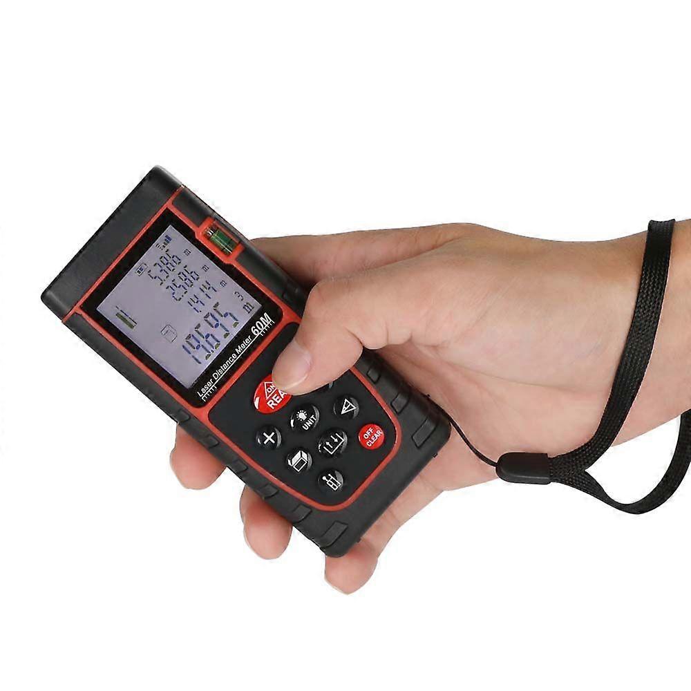 2018 fast accurate red handheld laser range finder portable laser rangefinder distance meter laser 40M 60M 80M 100M optional