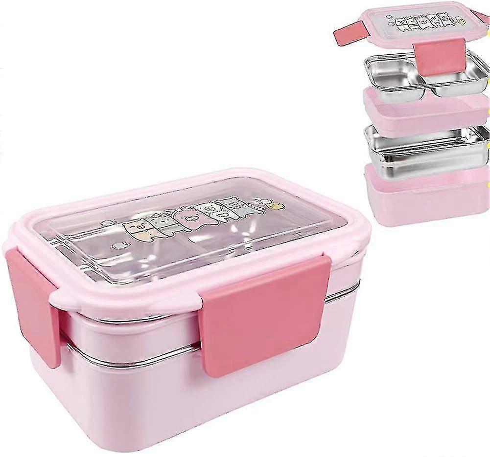 弁当箱弁当箱.2ティアキッズ弁当箱弁当箱ステンレススチール製貯蔵