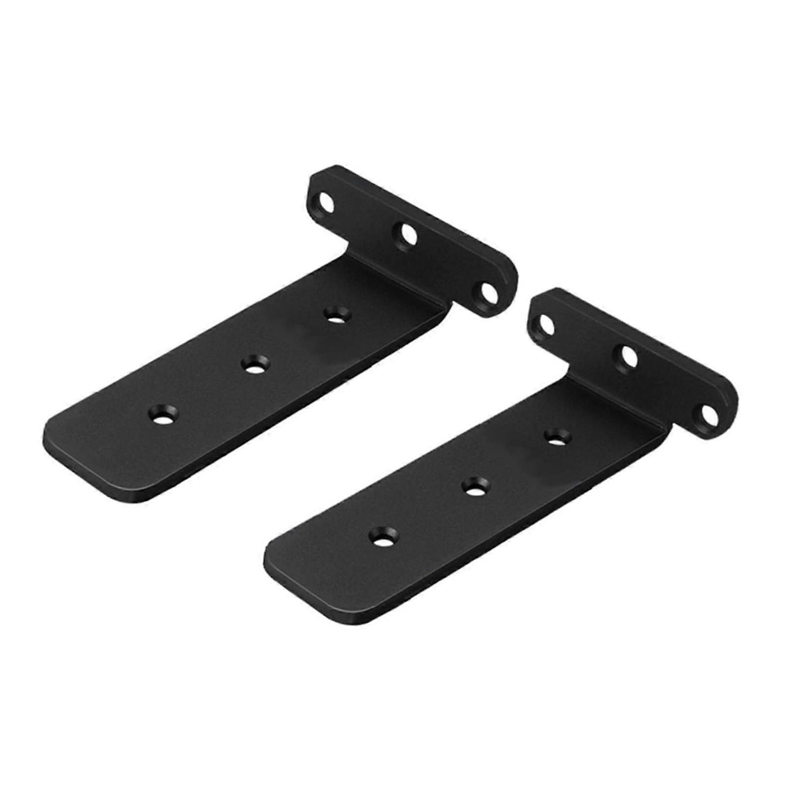 2PCS Floating Shelf Brackets Schwarz verdickte Floating Shelf Brackets