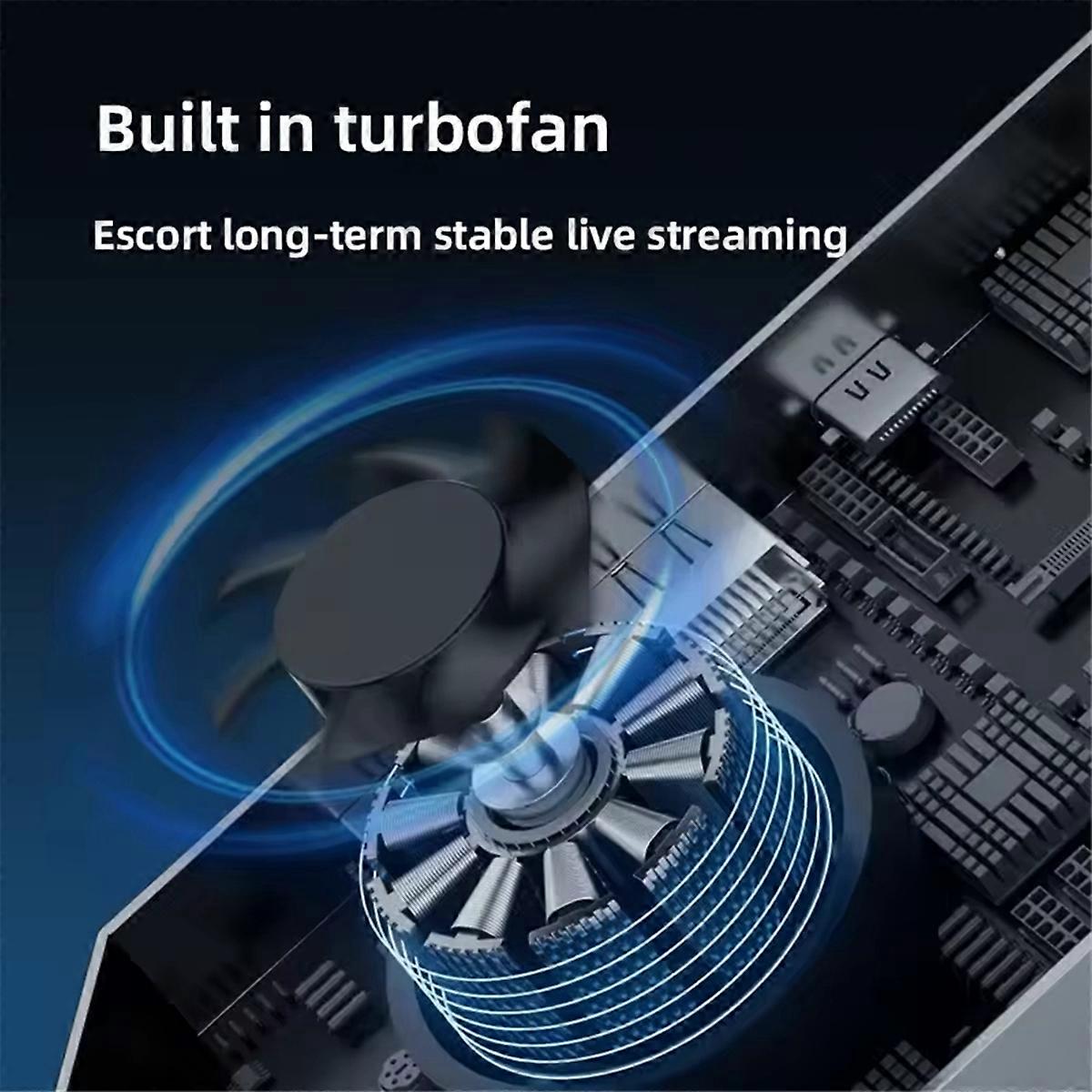 Piva VD05 Video Capture Card 4K 60HZ Game Live Stream Switcher Type-C USB3.0 HD for Streaming Podcas