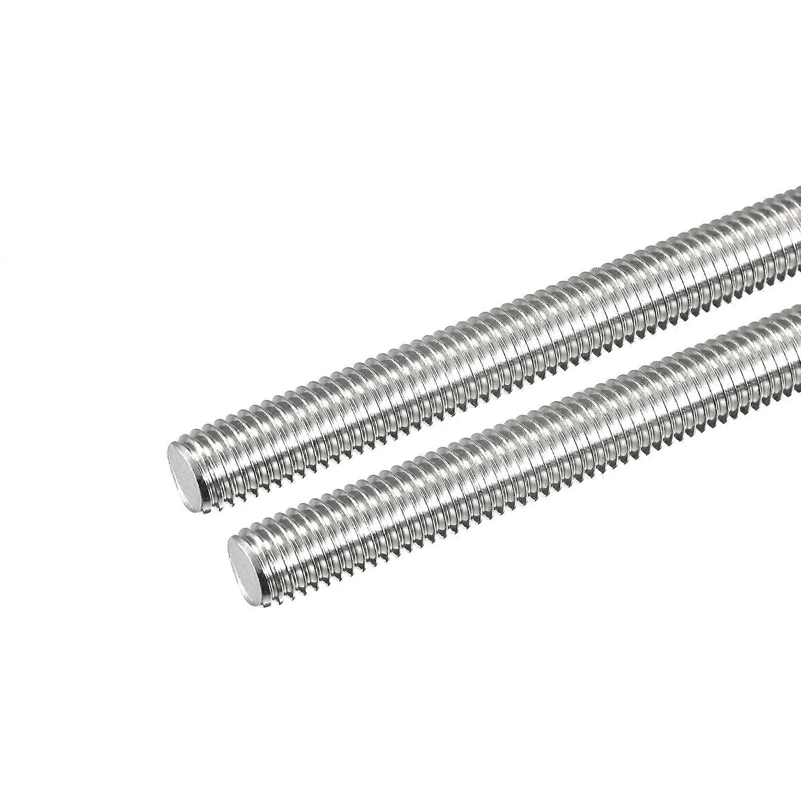 Fully Threaded Rod M12 x 450mm 1.75mm Pitch 304 Stainless Steel Right Hand Threaded Studs 2 Pack