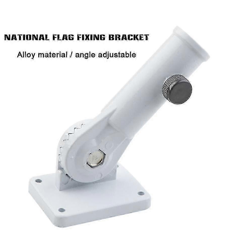 Metal Flagpole Holder - Heavy Duty Adjustable Flagpole Bracket