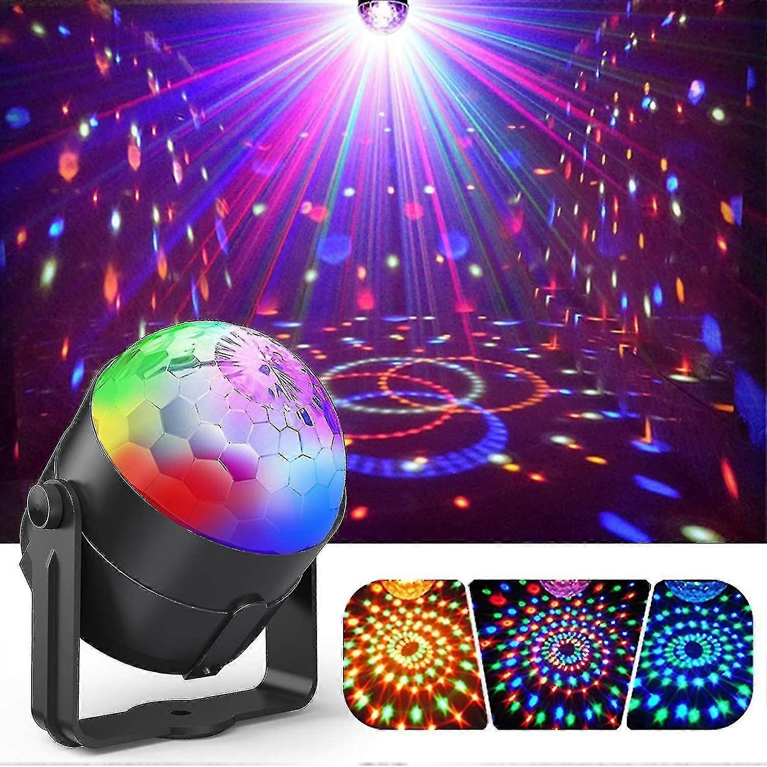 Sta , 3 S Bulb 5w Led 7 Rgb Mini Ball Projector