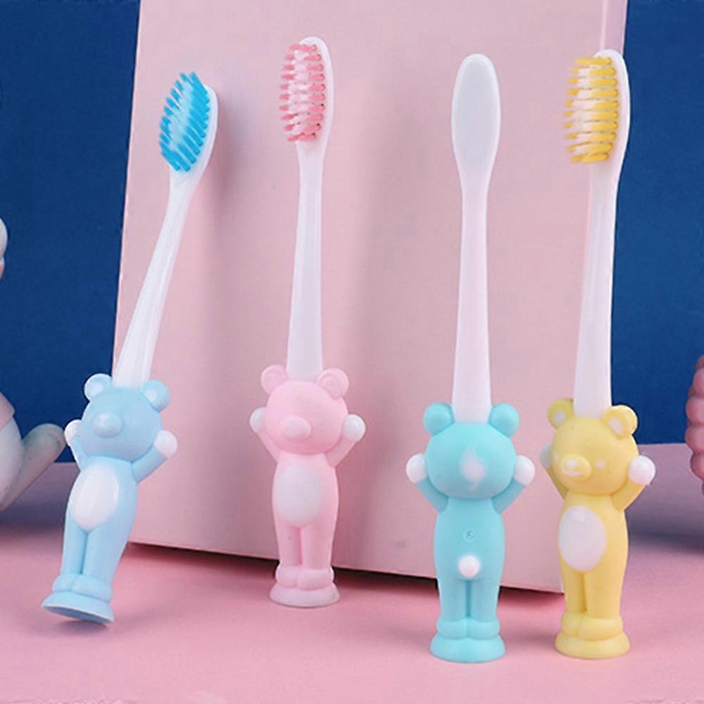 4 Pcs Toothbrushes For Children  Quality Soft Plastic Bristles