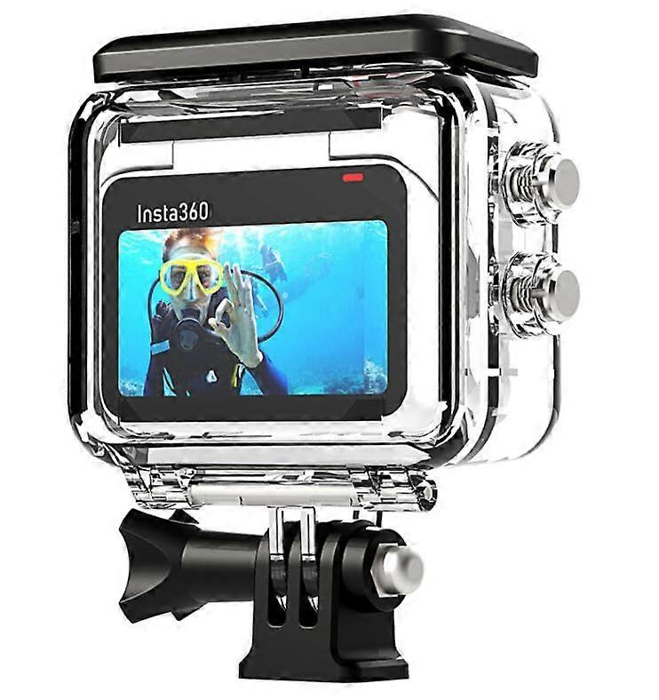 Coyktonty Dive Case/ case for Insta360 GO 3/GO 3S,45 M Underwater Filming Accessory with Bracket and Screws