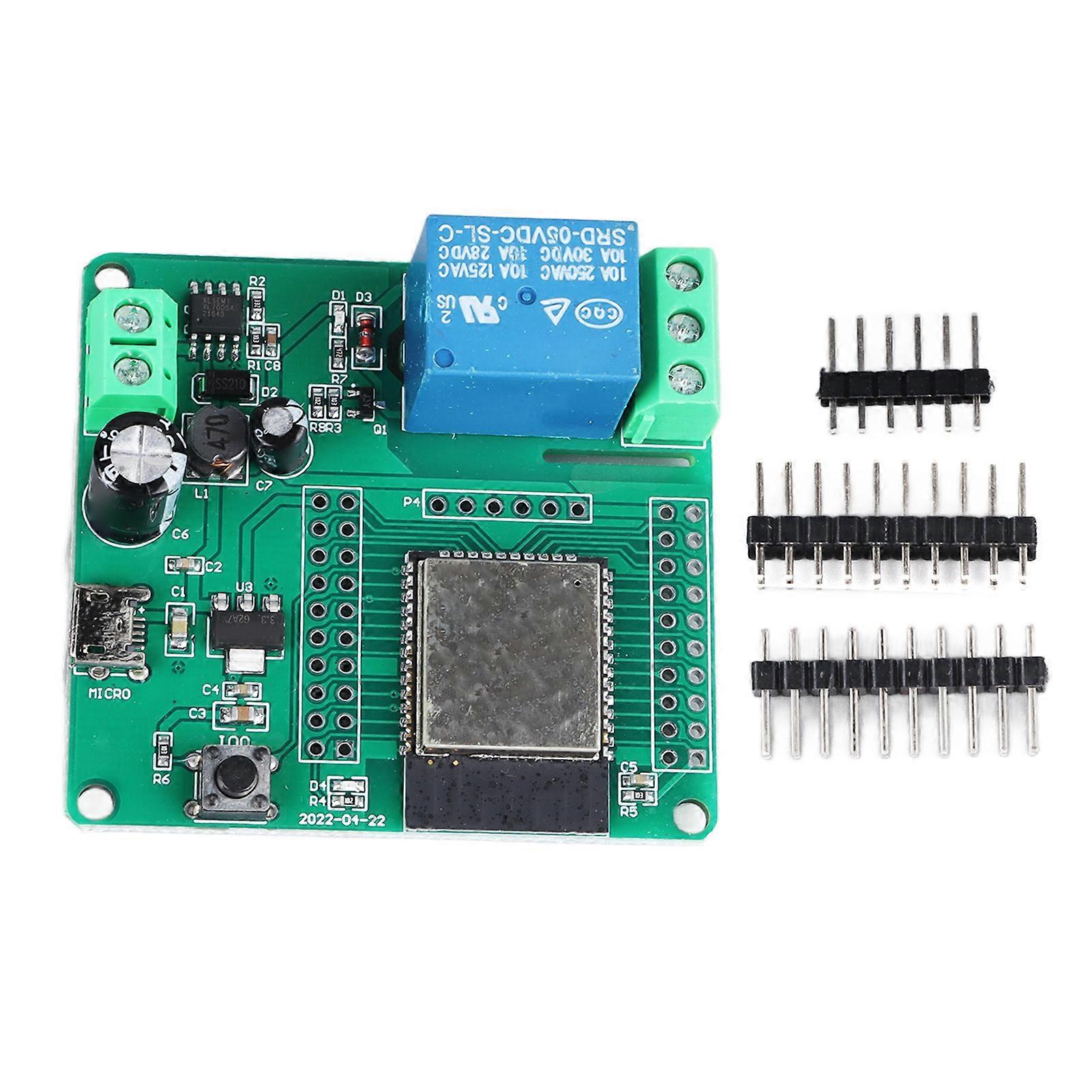 8-Channel Wireless Relay Module for ESP32 - Remote Control, Multi-Device Support