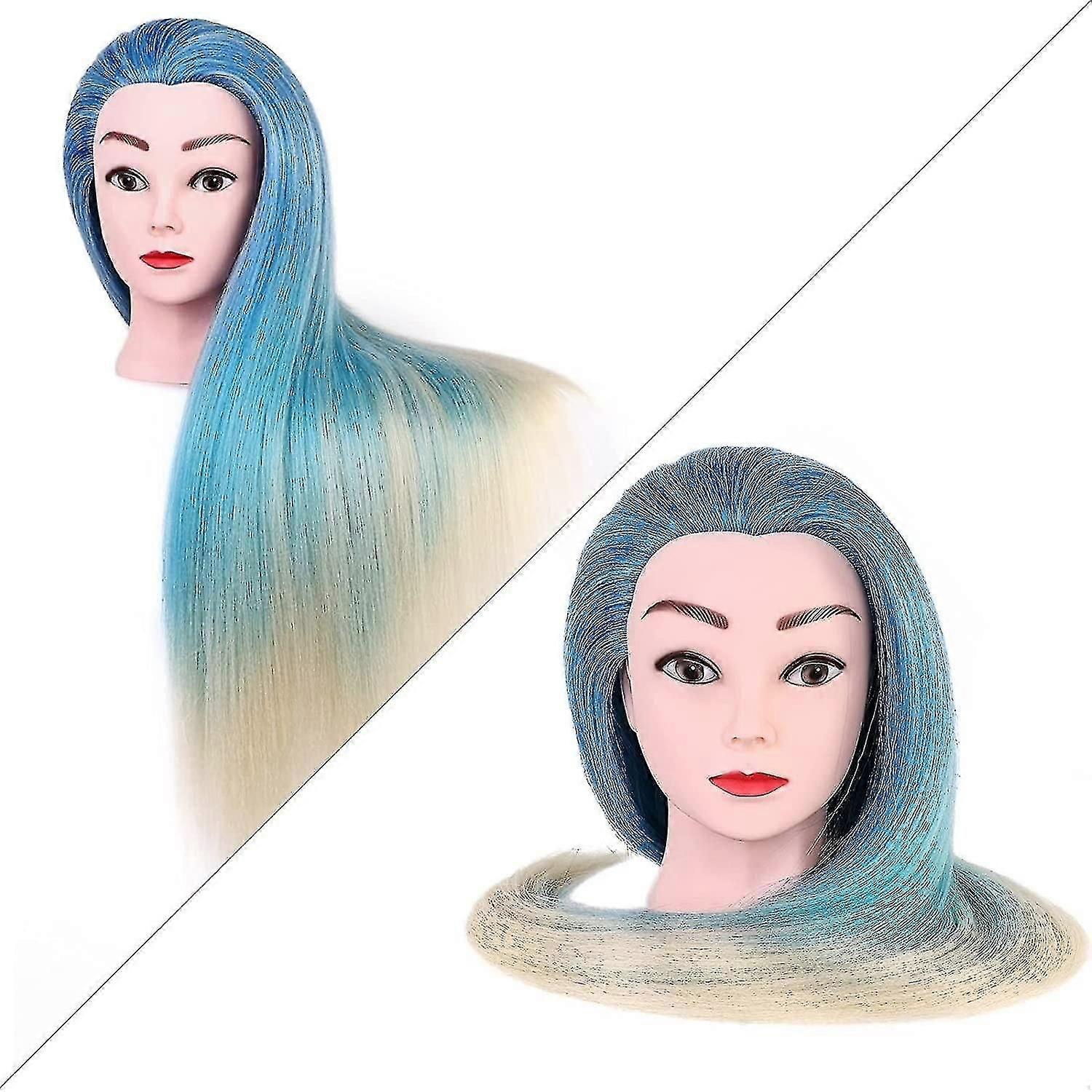 Wig doll head DIY knitting kit