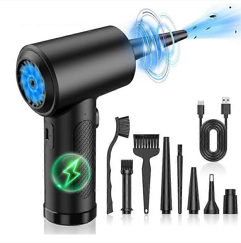 Compressed Air Duster Canned Air Electric Cordless Air Duster Computer Keyboard Cleaner