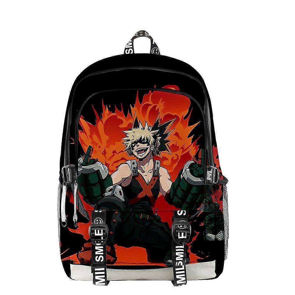 יפן אנימה הגיבור שלי אקדמיה בנים בנות תרמיל נשים גברים Bakugou Katsuki קריקטורה קיבולת גדולה סטודנטים תיק בית ספר תיק מחשב נייד