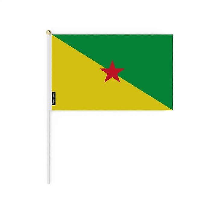 Flag - Guyana - Mini Flag - 20 x 30 cm - Polyester - Front/Back