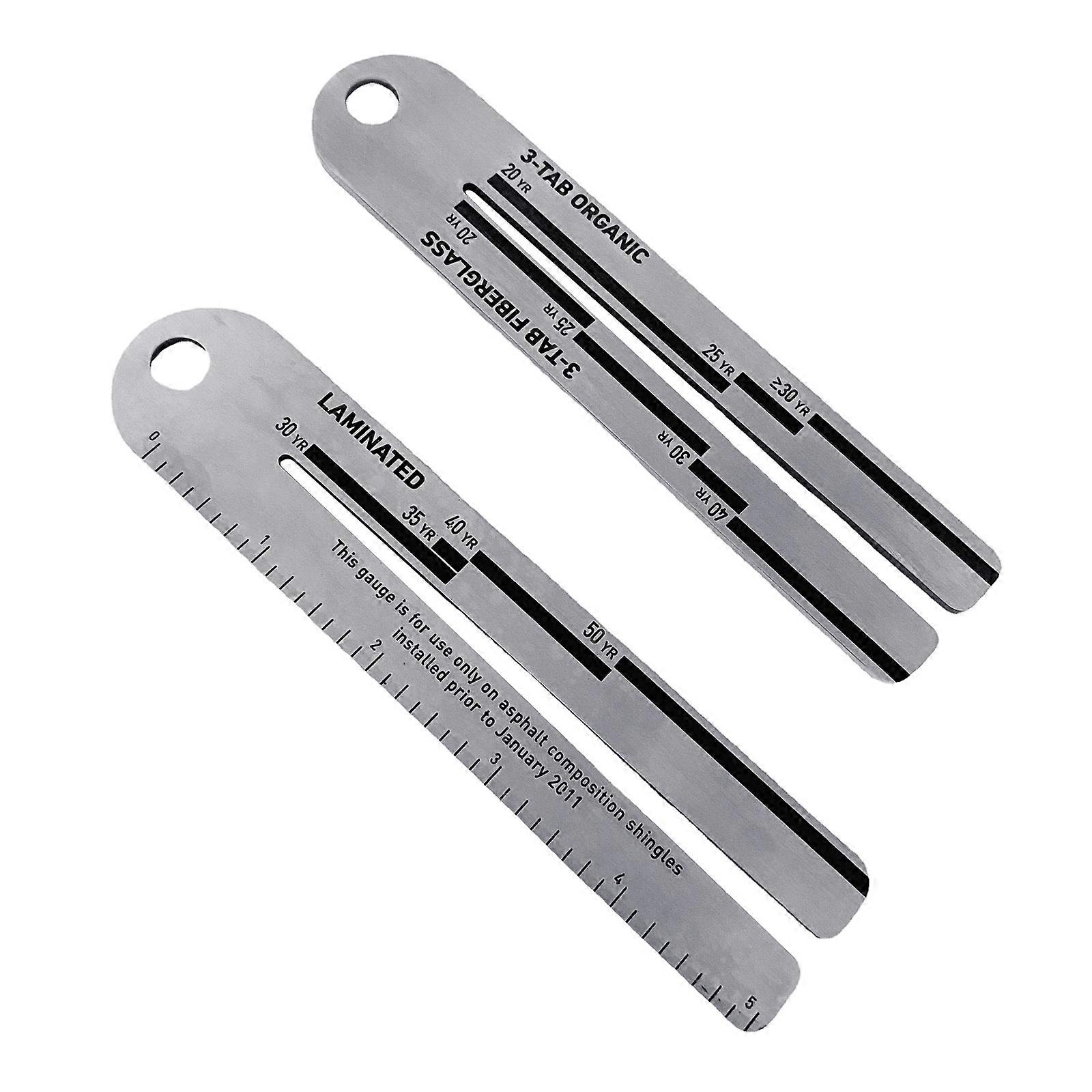 Roof Shingles Roofing Measuring Tool Roof Snake Tool Roofing Tools for Measures & Analyze The Thickness of Shingle