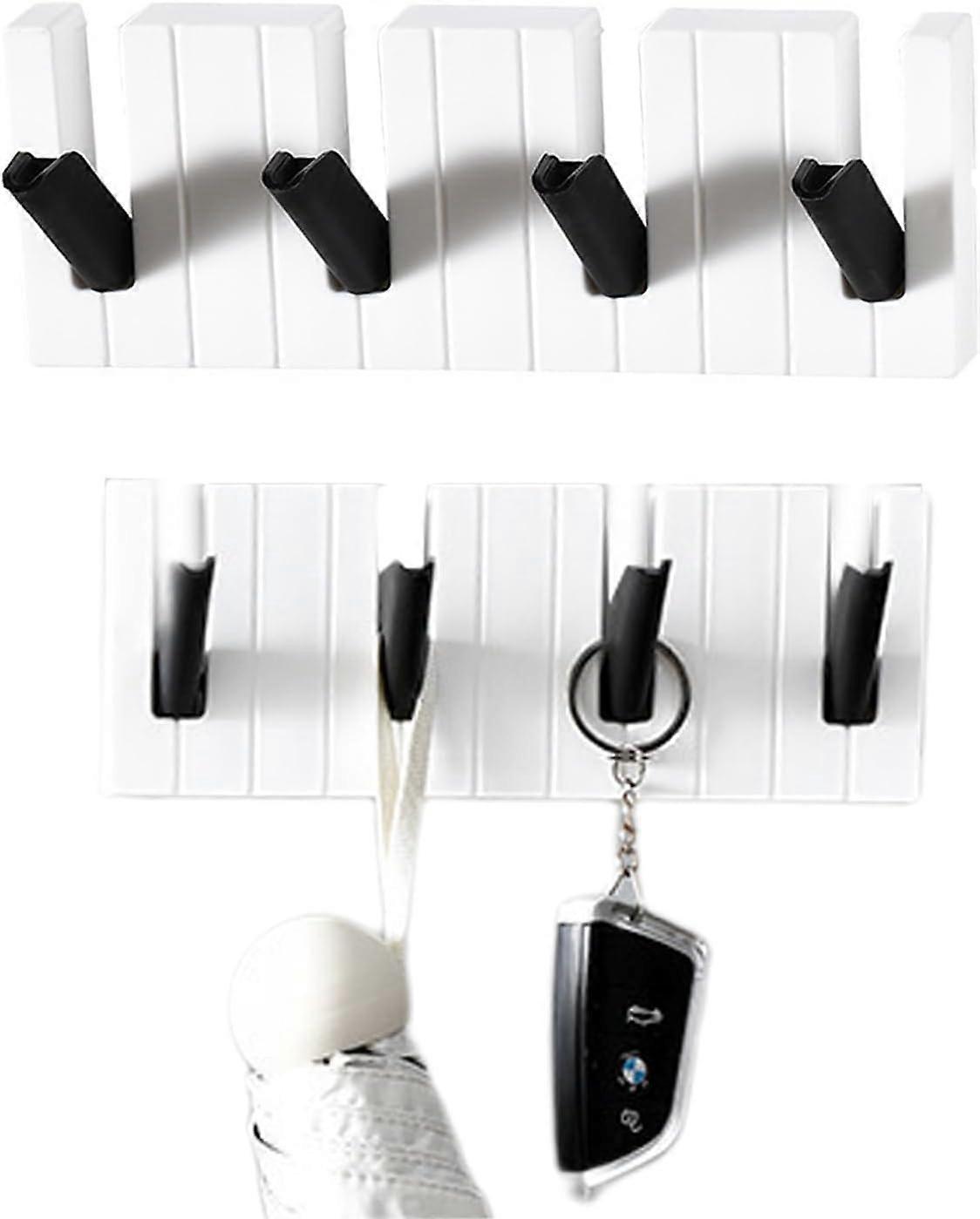 30pcs Clear Adhesive Wall Hangers Reusable Seamless Hooks