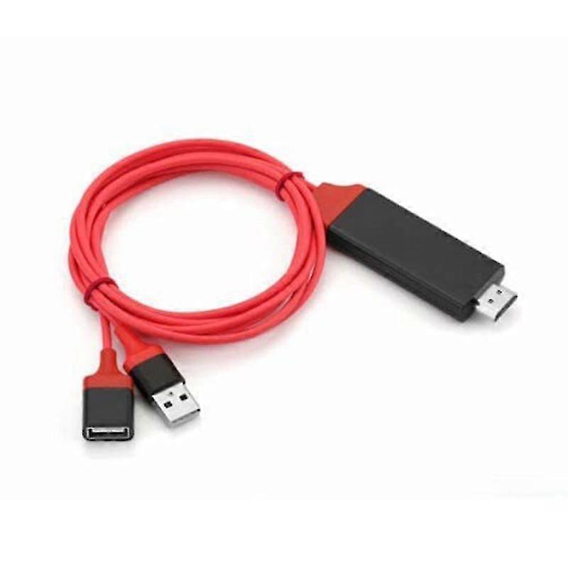 Dongle USB samec + USB samice na HDMI samec 1080P HDMI kabely adaptér