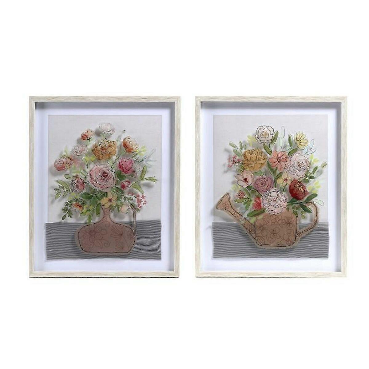 Picture DKD Home Decor Flower Vase (53 x 3 x 63 cm) (2 pieces)
