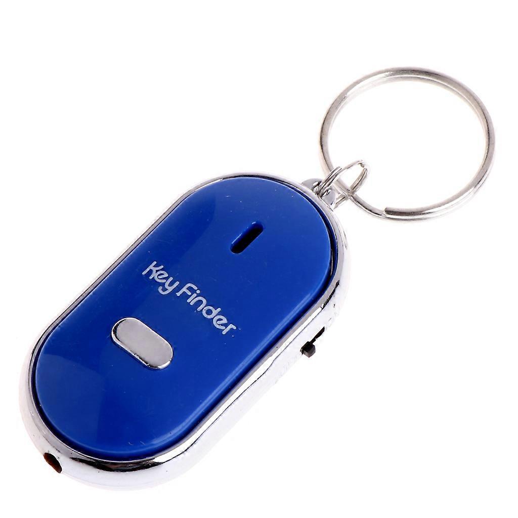 Multifunzionale Anti Perso per Portachiavi con Dispositivo Di Allarme Tracker Fischietto Localizzatore Trova Chiavi Catena Regali per Amici Famil Blu