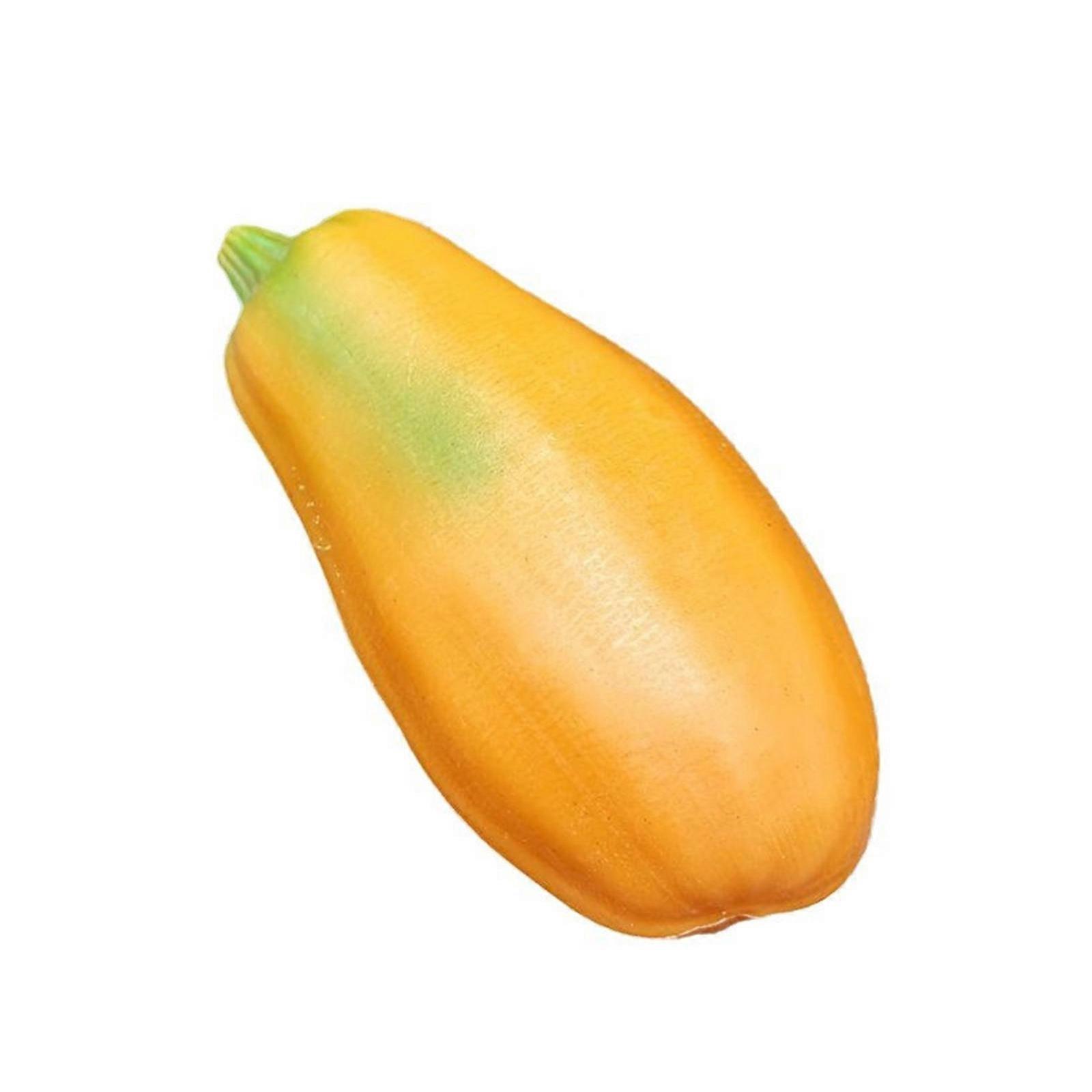Simulation Pawpaw Artificial Simulation Pawpaw Fake Fruit Model for Home Kitchens Cabinet Decoration Photography Props
