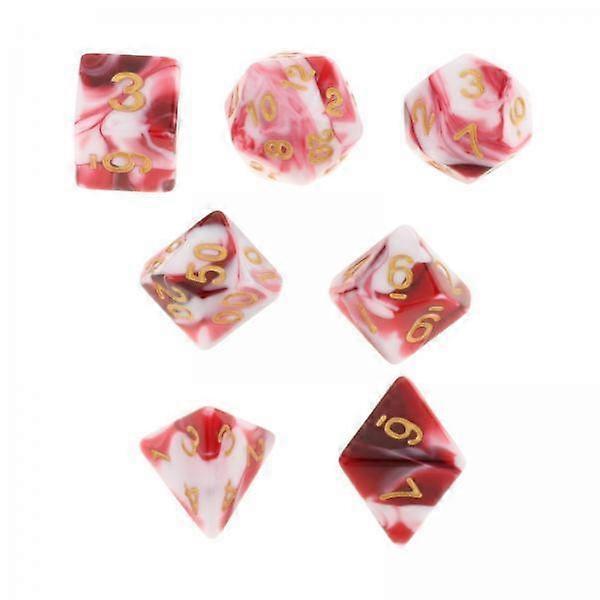 10x Acrylic Polyhedral Props Table Games Casino Accessories