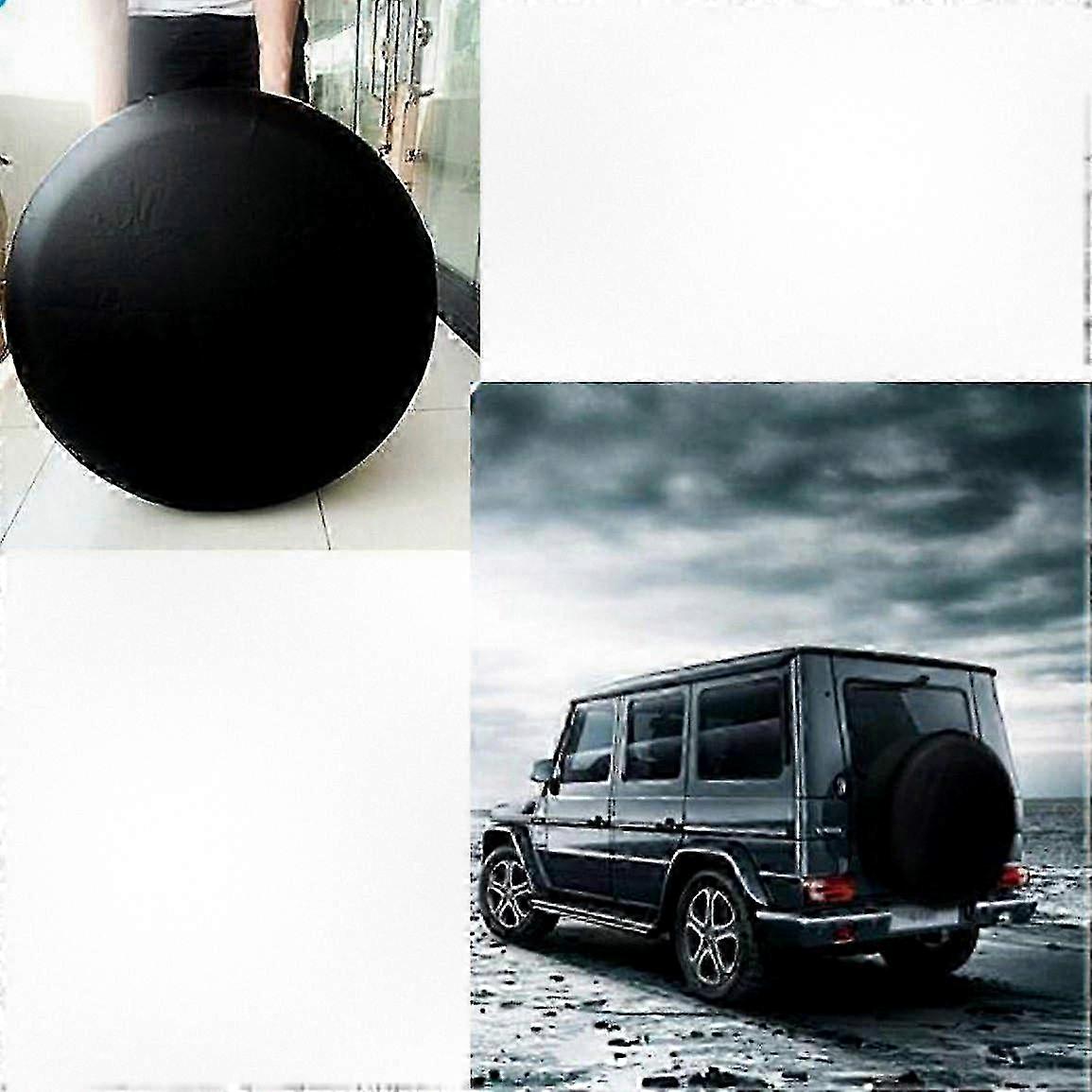 2025 universellt svart skyddsöverdrag för bildäck för reservhjul - passar 16-tums (75-80cm) däck