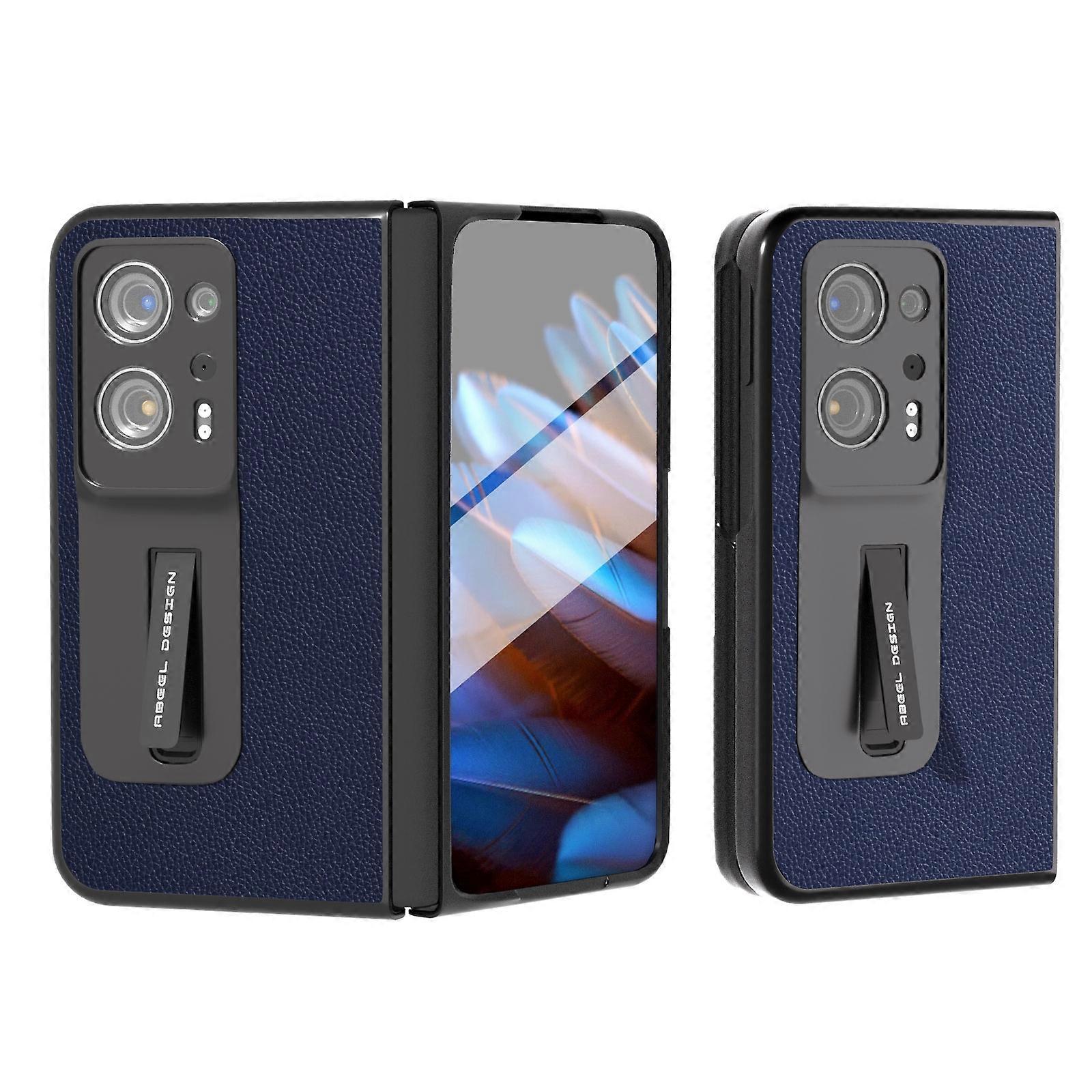 Integrated Black Edge Leather Mino Phone Case with Holder