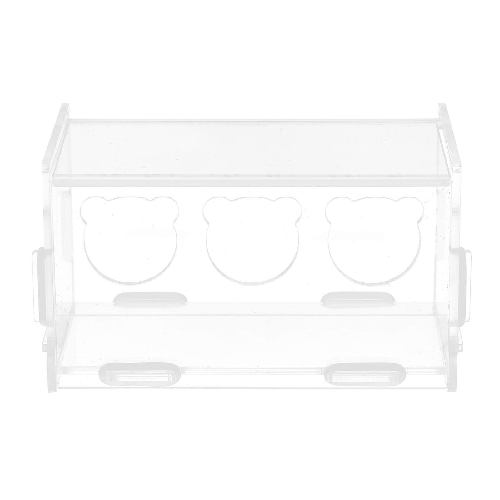 Rutin Chicken Feeder Box   Durable Pet Food Container for Chickens and Small Animals, Easy to Use Breeding Supply for Sanitary Feeding