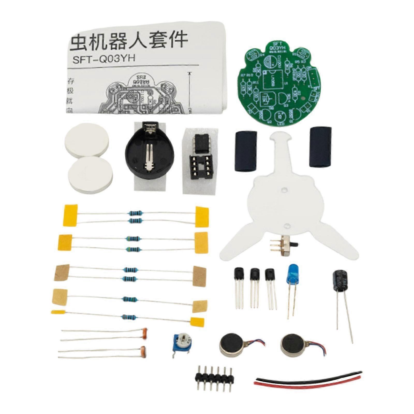 Light Sensitive Firefly Kit DIY Electronic Kit for Children Middle School