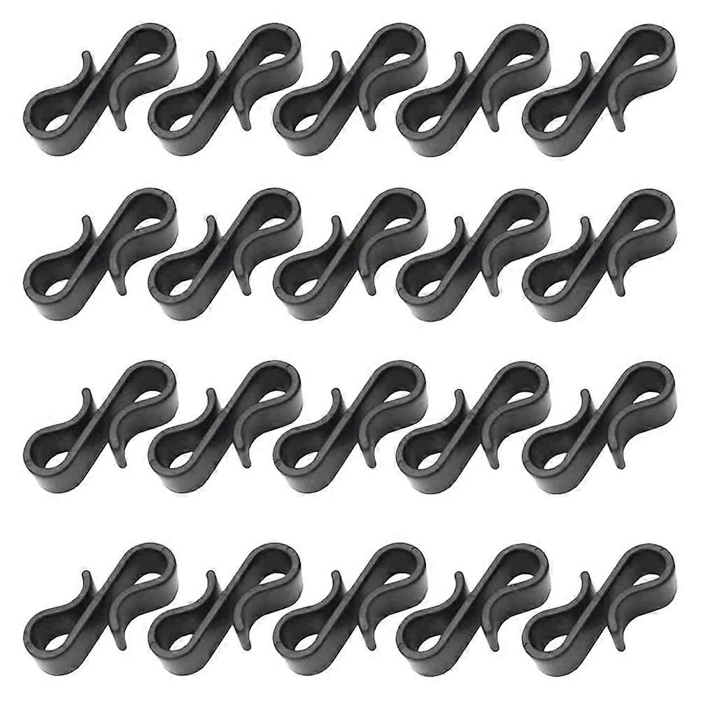 Multipurpose Plastic Gutter Clips for Light Installation, Durable Use