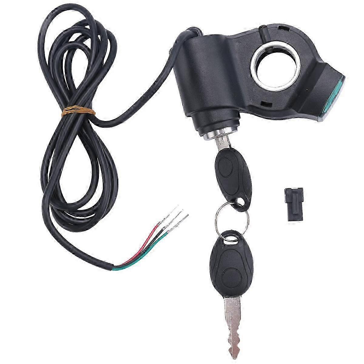 Electric Scooter Ignition Lock Key Replacement Set with 2 Keys