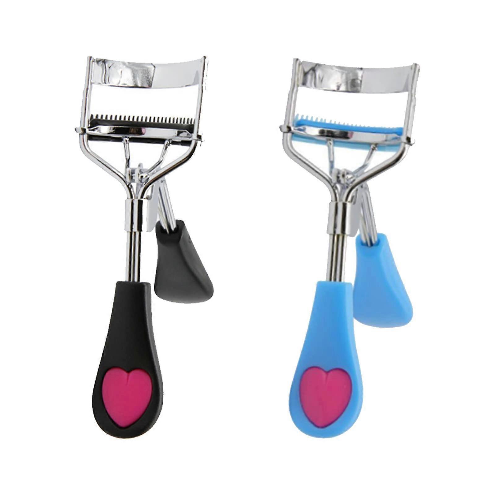 2 Pcs Eyelash Curlers  Lash Curler with Built-in Comb Professional Lash Curlers  Cosmetic Makeup Curling Tools