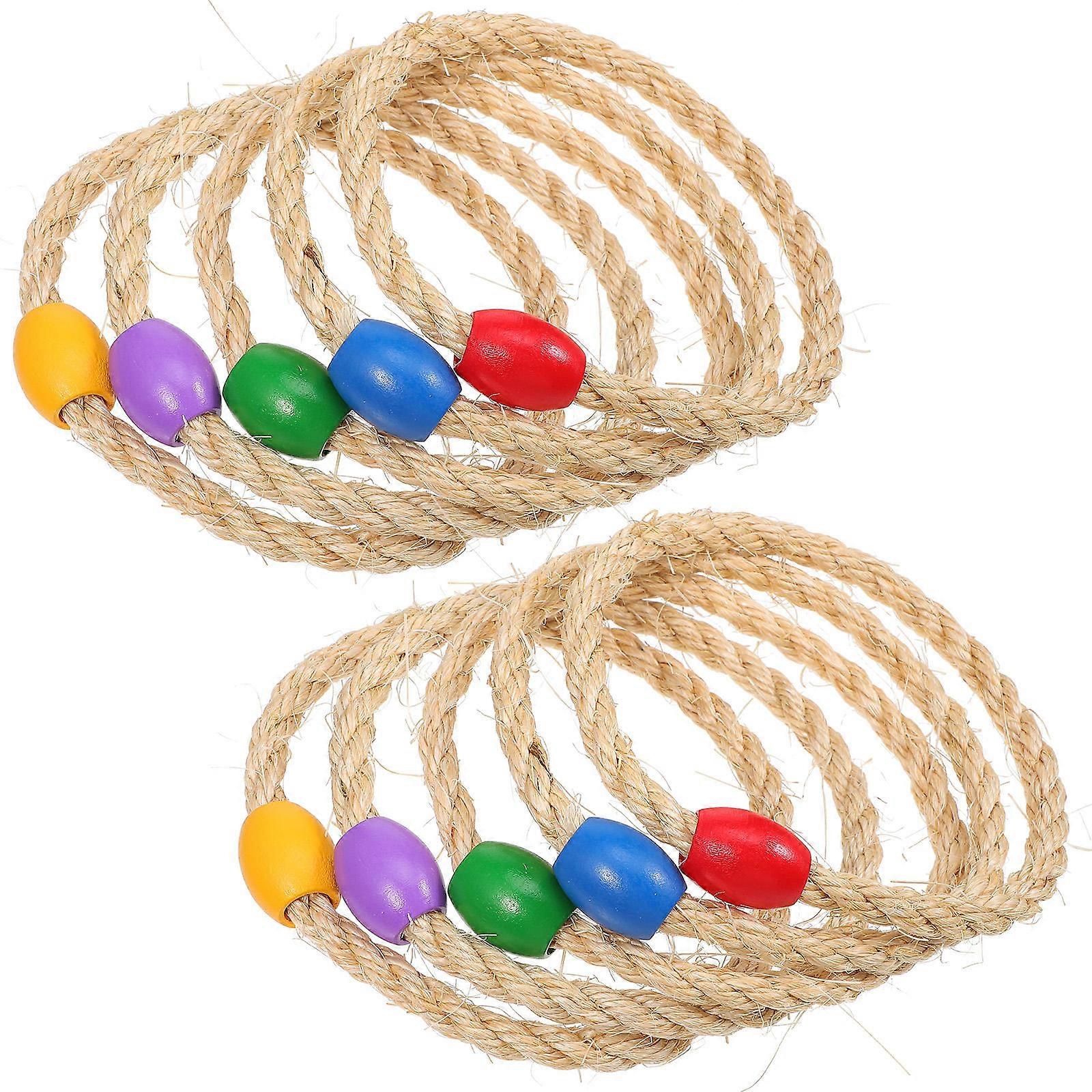 Utendørs ringkast-leker til festbruk med 10 kasteringer