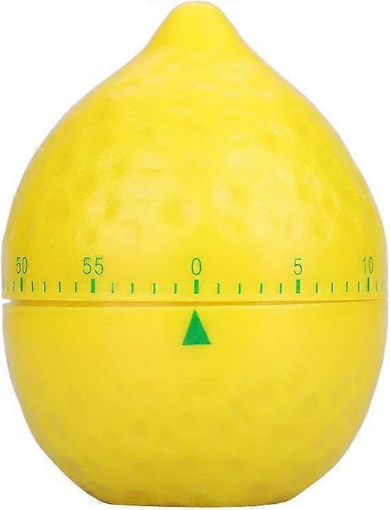 Kitchen Mechanical Countdown Timer,Attractive Lemon Shape Timer Manual Magnetic Counters for Home Cooking Timing Tool Time Reminders