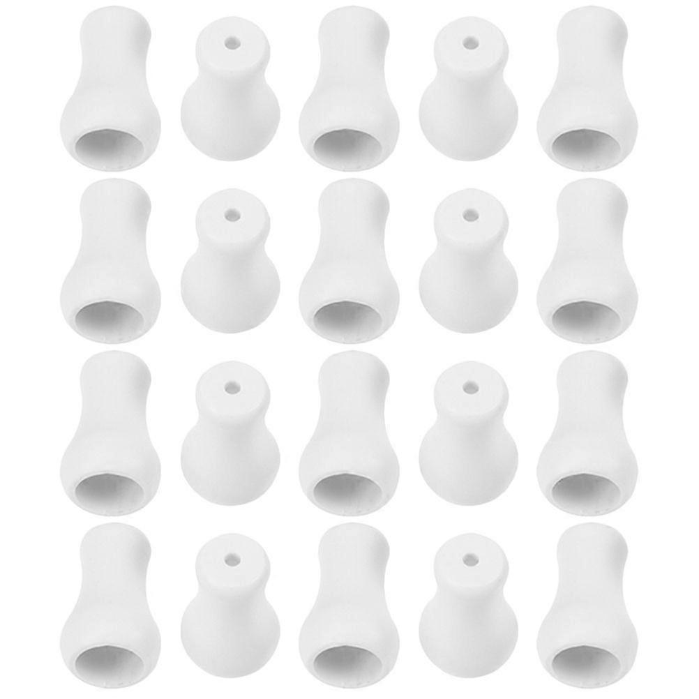 20pcs Blind Pull Cord Knobs Plastic Replacement Pull Ends for Roman Shades Curtain