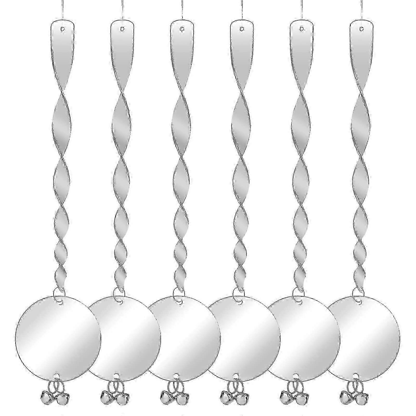 Bird Repeller, 10 Pieces Bird Repeller, Spiral Reflective Bird Repellent Device