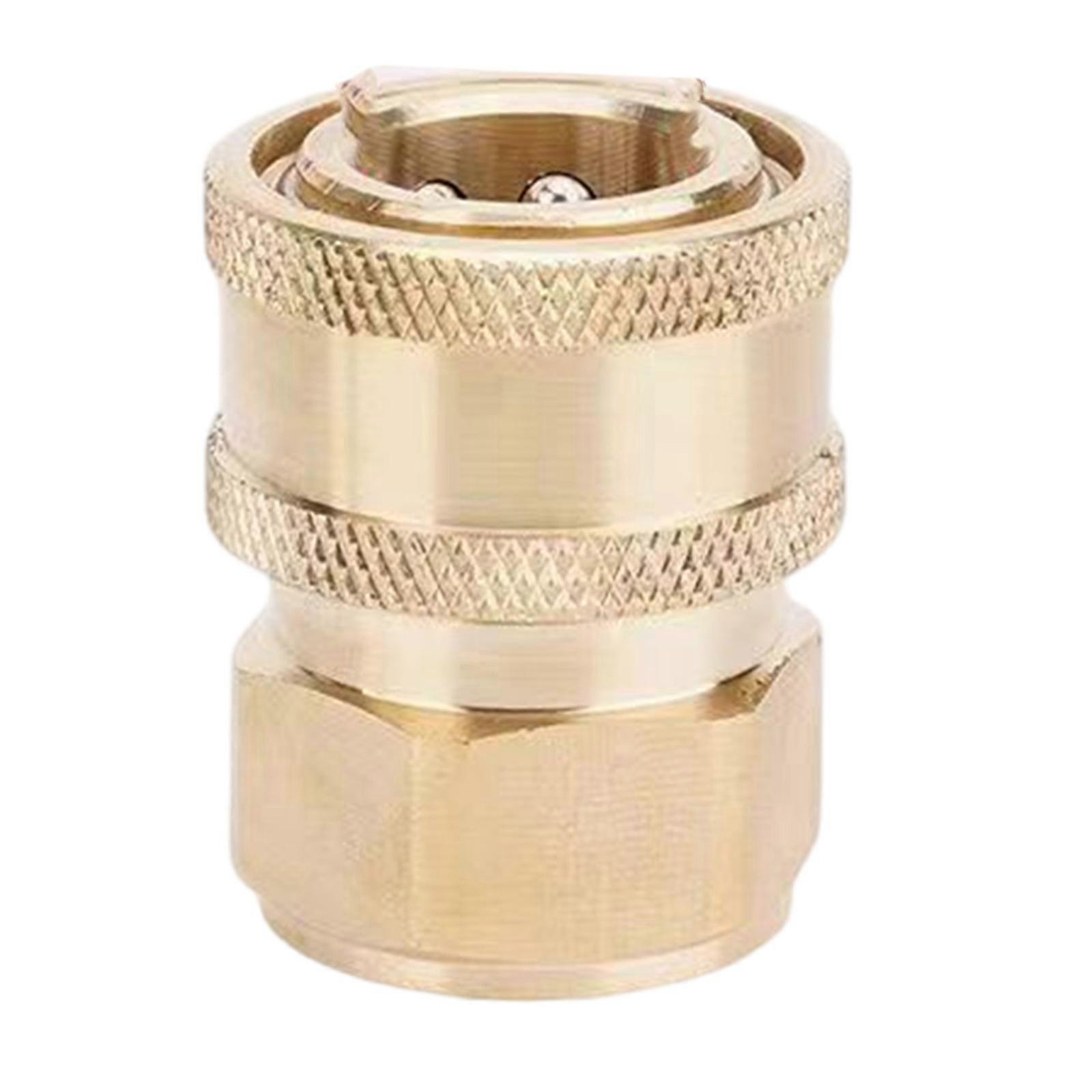 Water Hose Adapter Secure Connection Automotive Grade Brass Fitting Simple Installation for Pressure Cleaning Tools