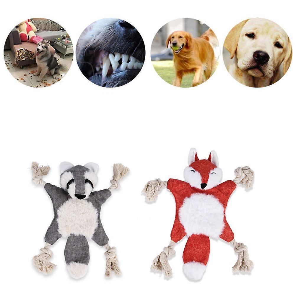 Plush Toy Squirrel Shape Pet Chewing Interactive Dog Toys for Cat Puppy 1Pack