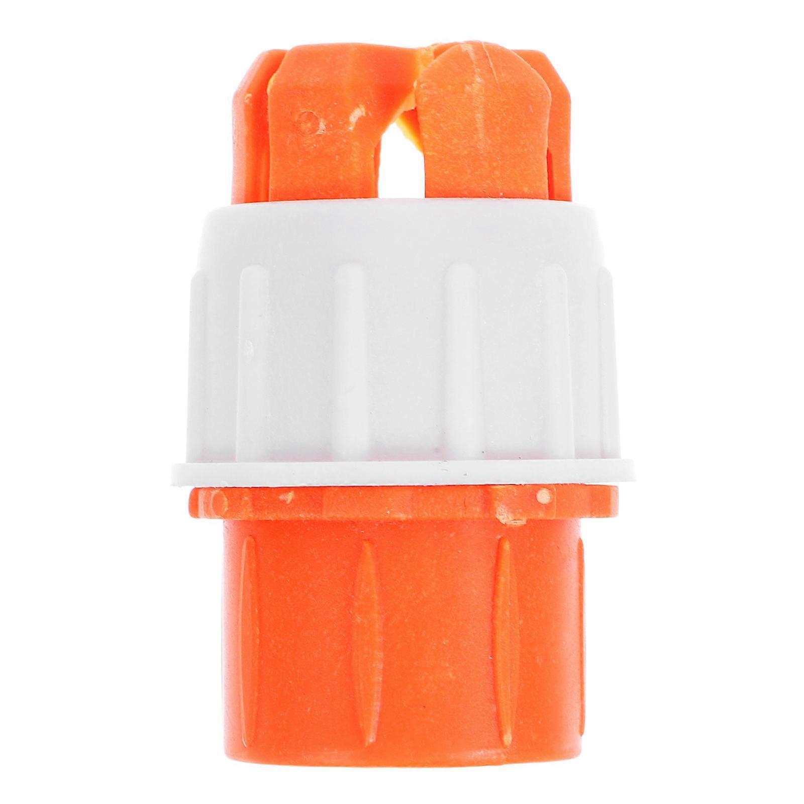 Quick Connect Hose Adapter Design Water Pipe Connector for Indoor and Outdoor Watering Orange 5.40X3.70X3.70CM Tight Seal 1Pack