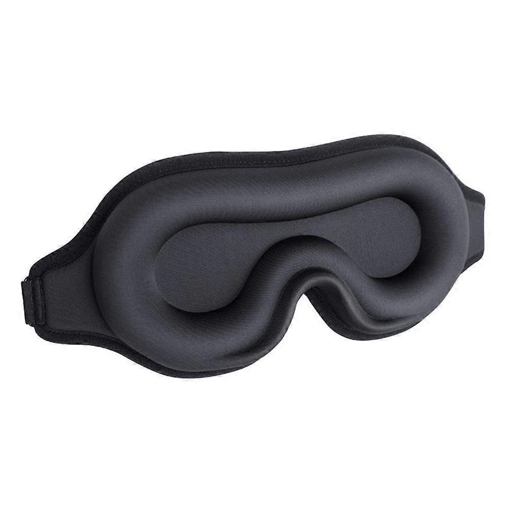 Memory Cotton Eyeshade Mask Fatigue Elimination Indoor 25x10.5cm 1Set