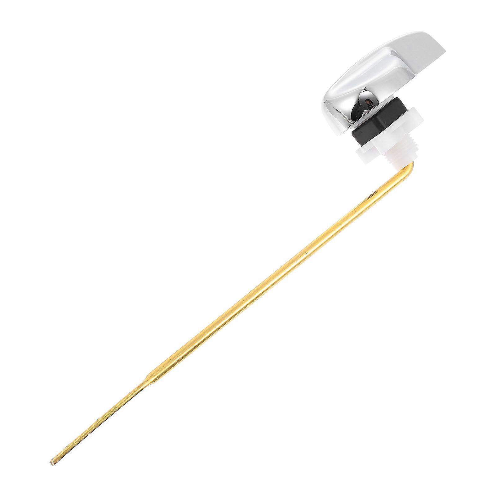 Metal Toilet Handle Flush Lever Handle Shape Toilet Flush Tank Accessory 1Pc