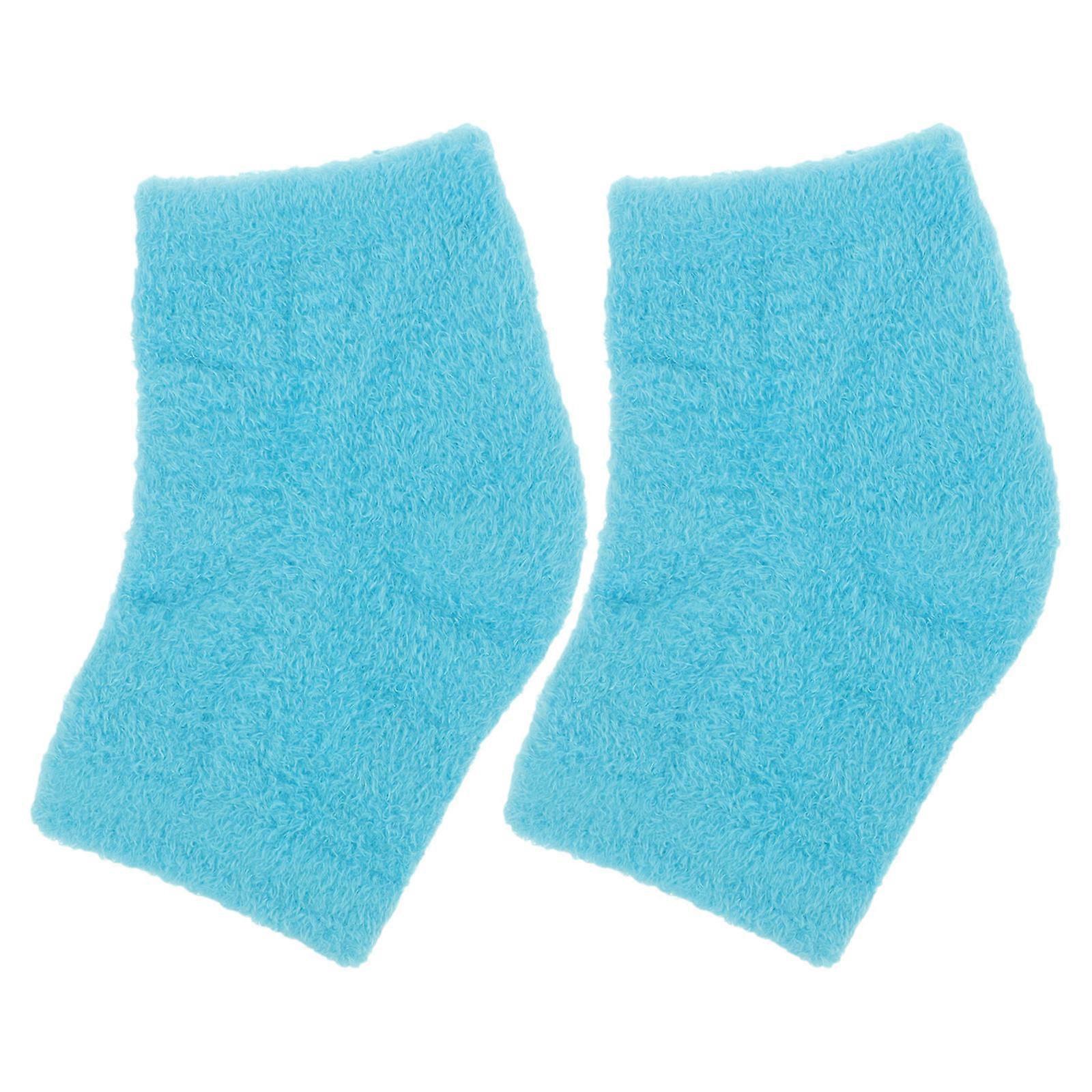 Reusable Heel Socks Warmth And Moisture Absorption For Standing Feet 17x9cm 1 Pair