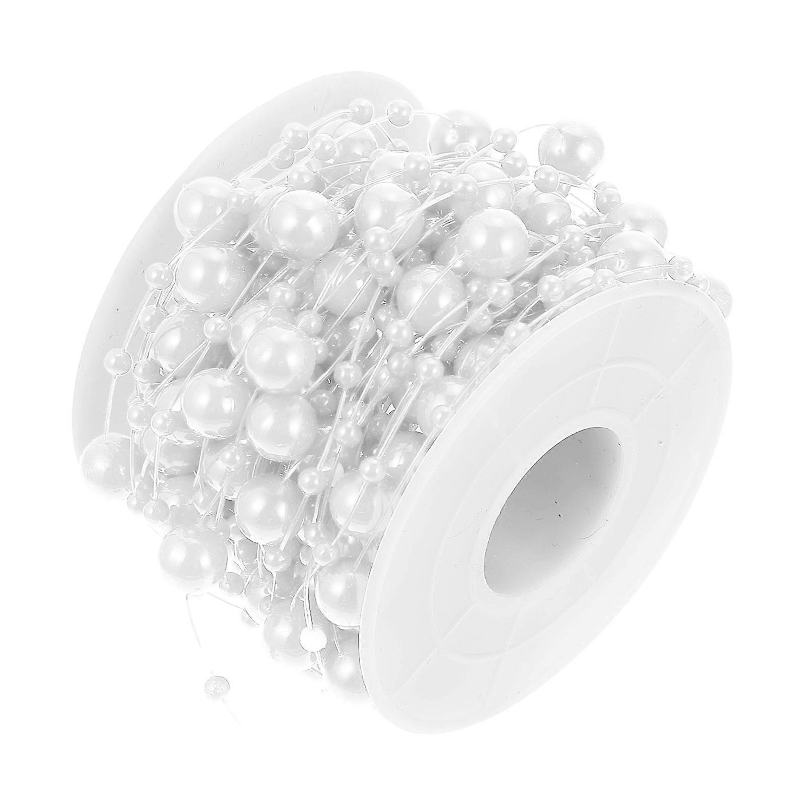 1 Roll Creative Pearl Bead String DIY Decor Craft Set