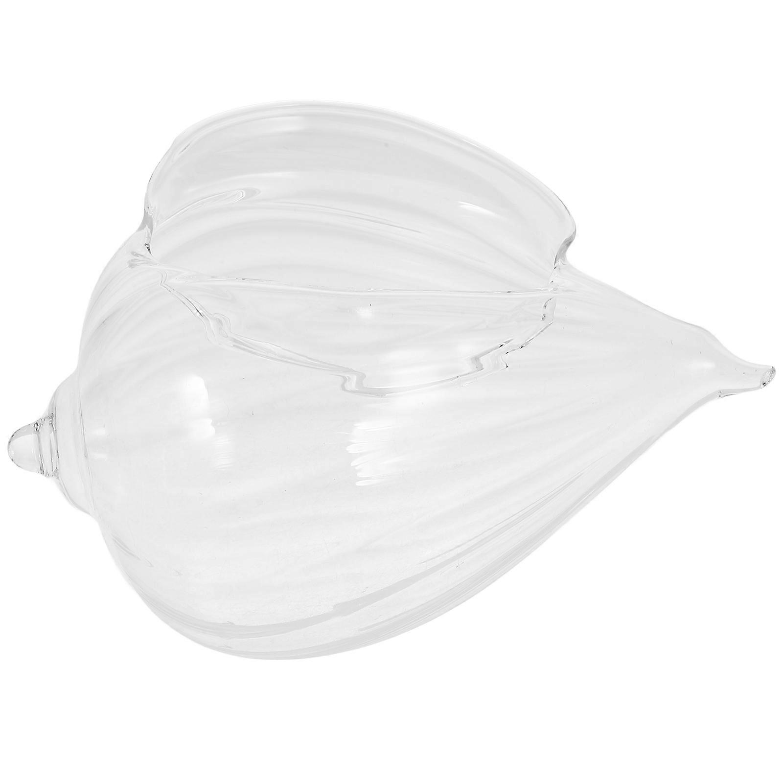 Stylish Conch Shaped Glass Wine Cup for Home Bar, Decorative Drinking Glass, Unique Cocktail Holder for Parties and Everyday Use