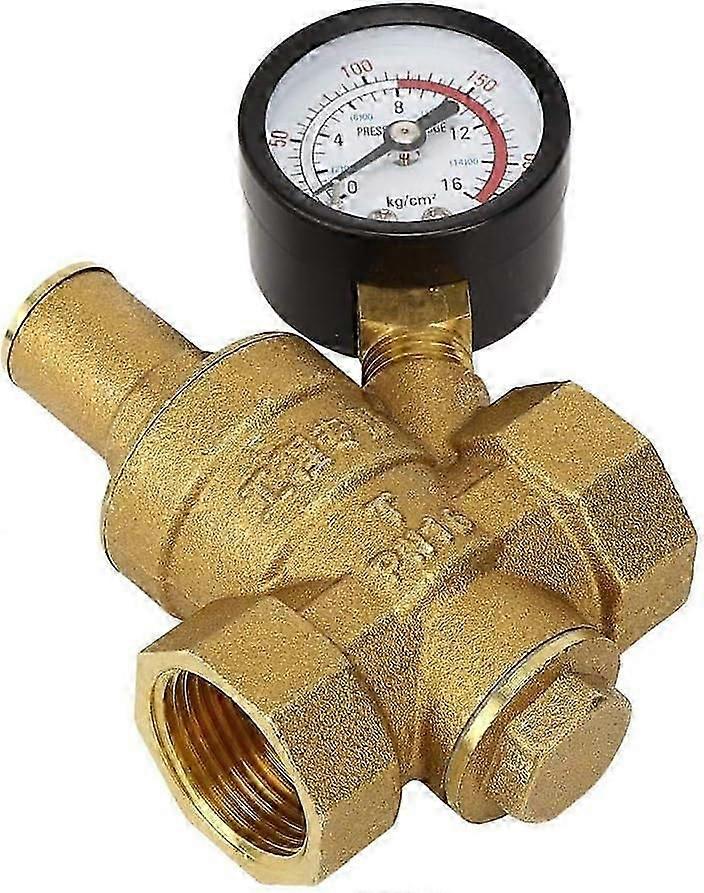 Wasserdruckregler mit Manometer für Gemüsegärten