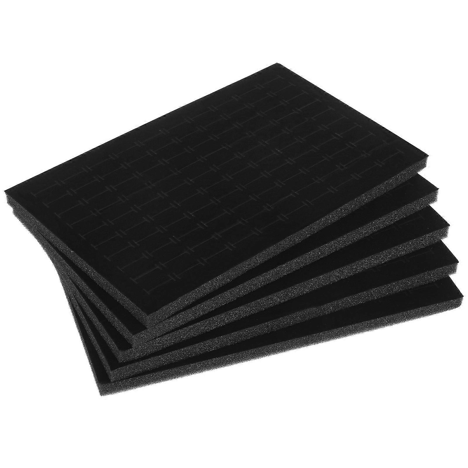 Earring Storage Insert For Box Ring Holder Jewelry Box Inserts Women Rectangular Sponge Display 5Pack