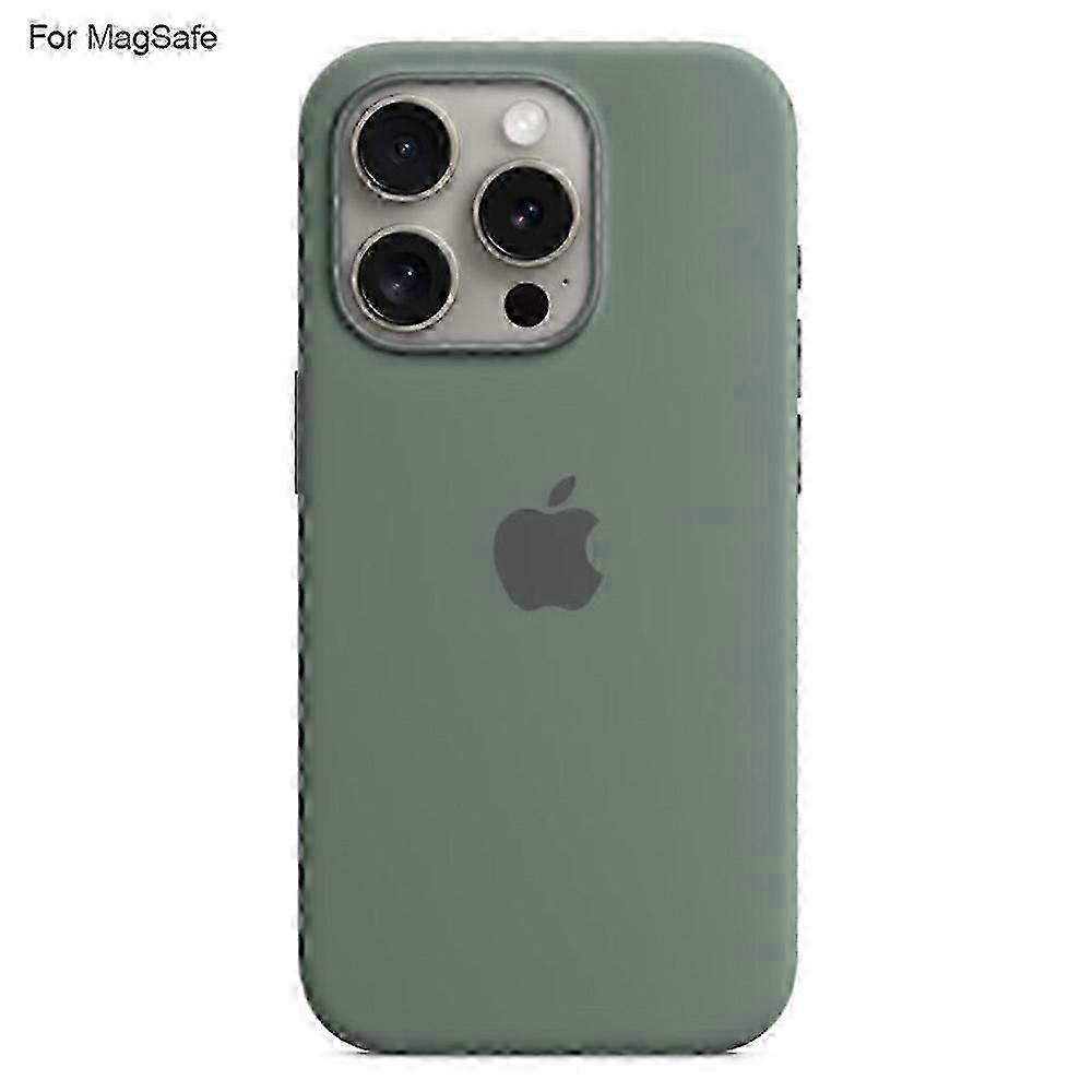 For iPhone 15 Pro Case with MagSafe - Liquid Silicone Protective Cover