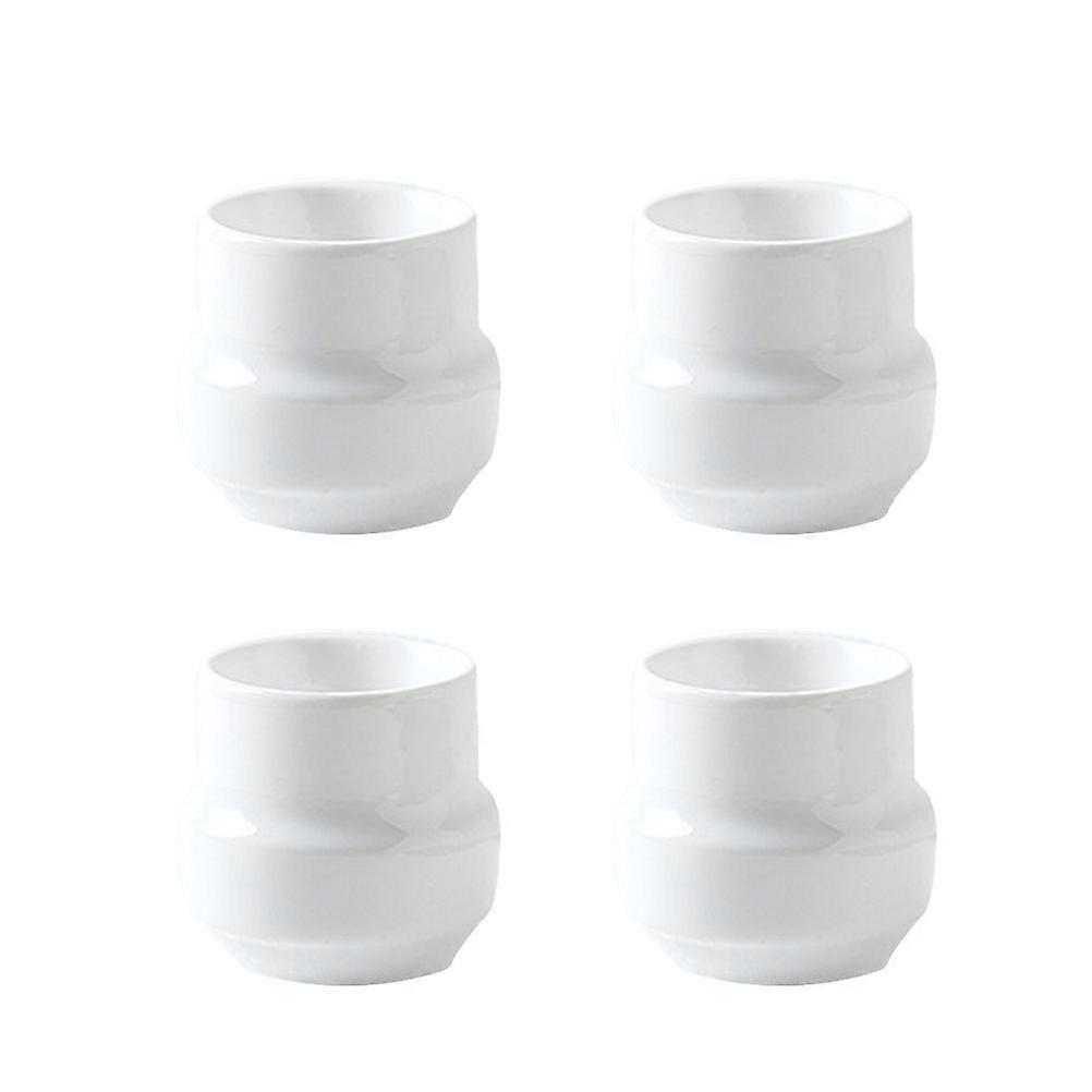 Egg Display Stand Ceramic Egg Rack Practical Egg Stand for Breakfast Time Home Restaurant 5.5x5.5x5cm 4Pcs