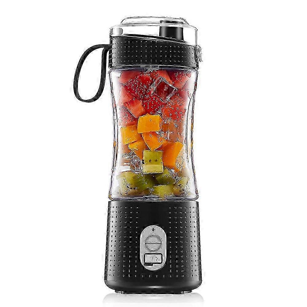 Portable Blender For Shakes And Smoothies Personal Size Single Serve Travel Fruit Juicer Mixer Cup With Rechargeable 4000mah Usb Rechargeable Battery